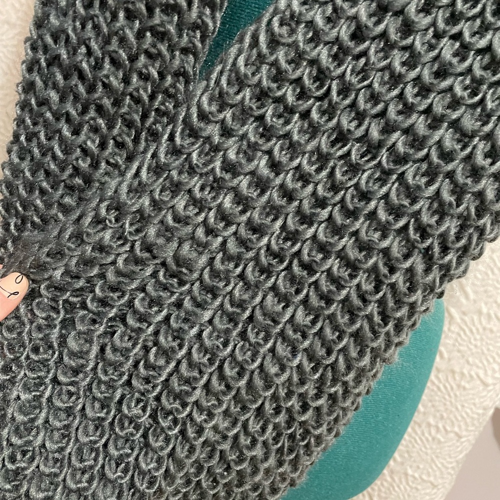 Gray Infinity Scarf - Picture 8 of 9